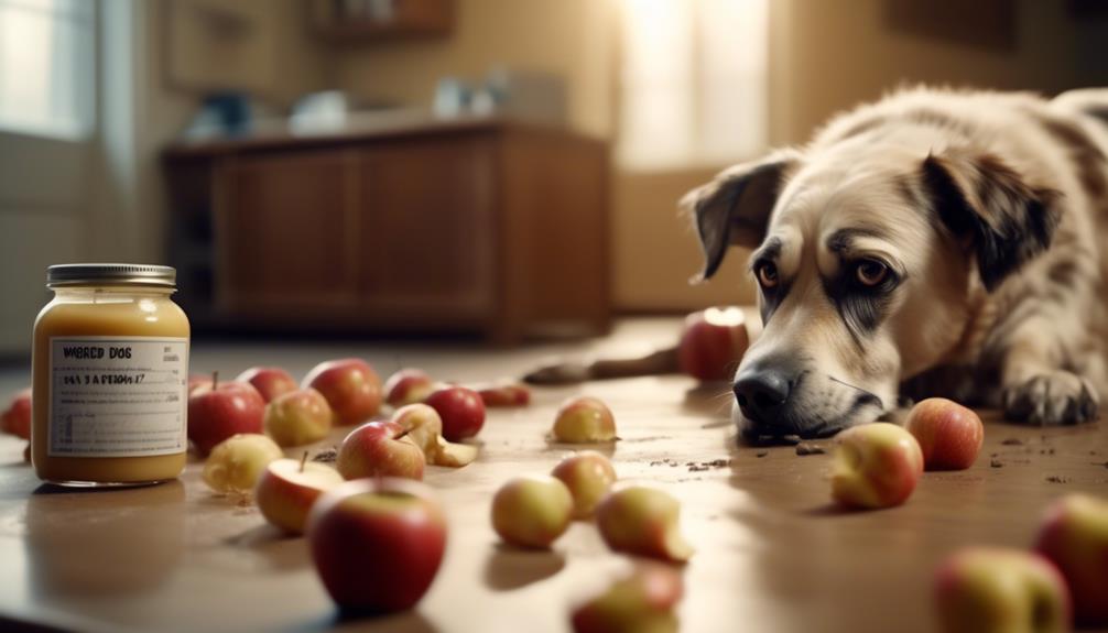Can dogs have unsweetened applesauce outlet