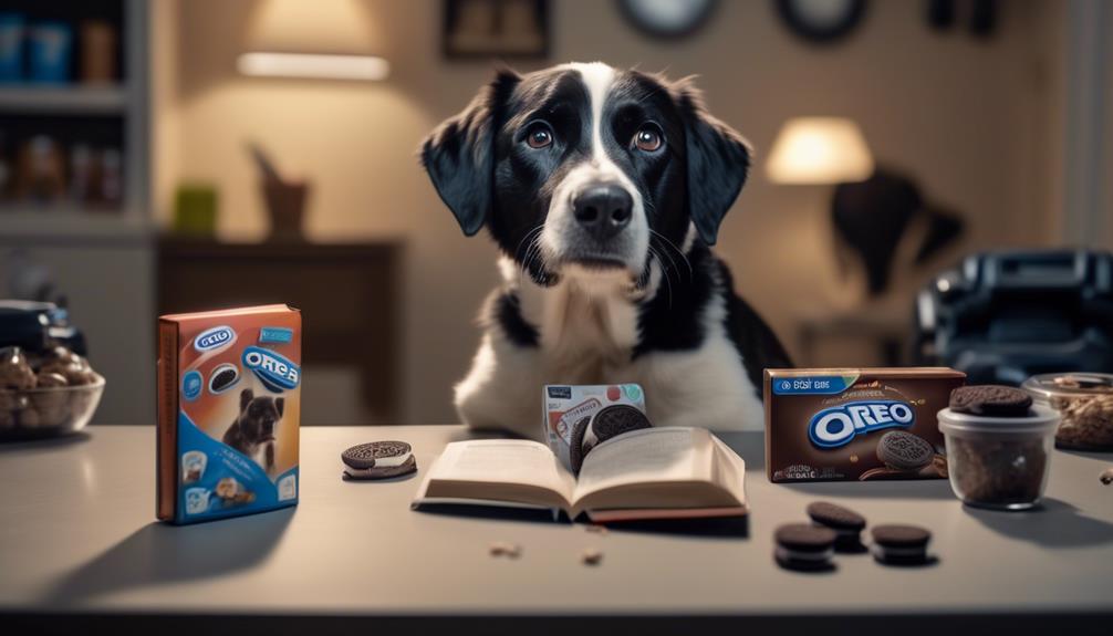 Dog ate oreos outlet