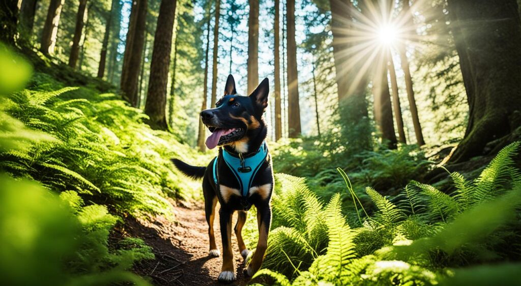 Dog and Owner Enjoying Outdoor Activities