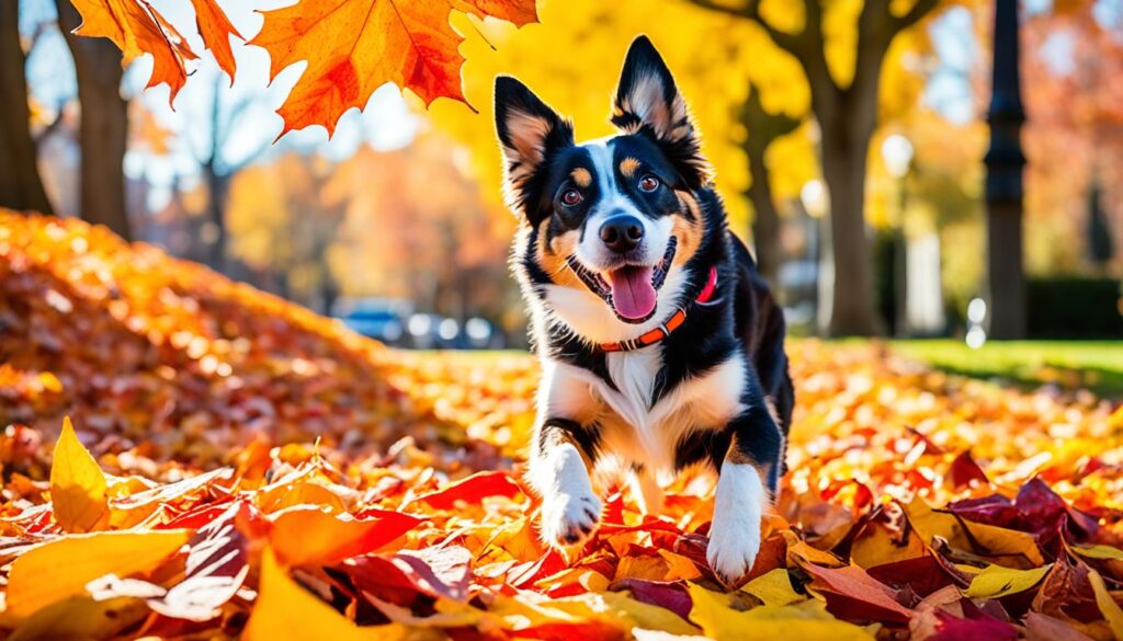 autumn dog activities