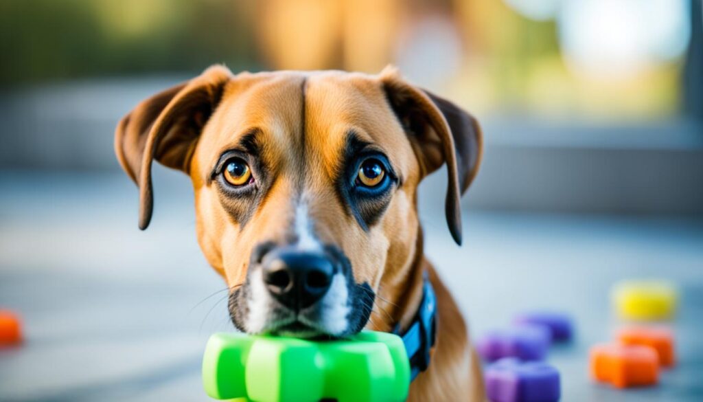 Enhancing canine behavior development through eye contact