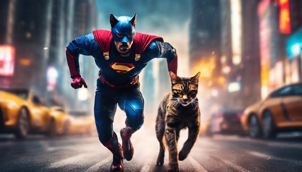 Animal-Inspired Superheroes: Canines Vs. Felines Battle