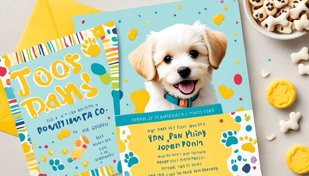 puppy party invites